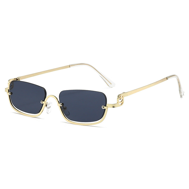 Elegant Oversized Rectangle Sunglasses