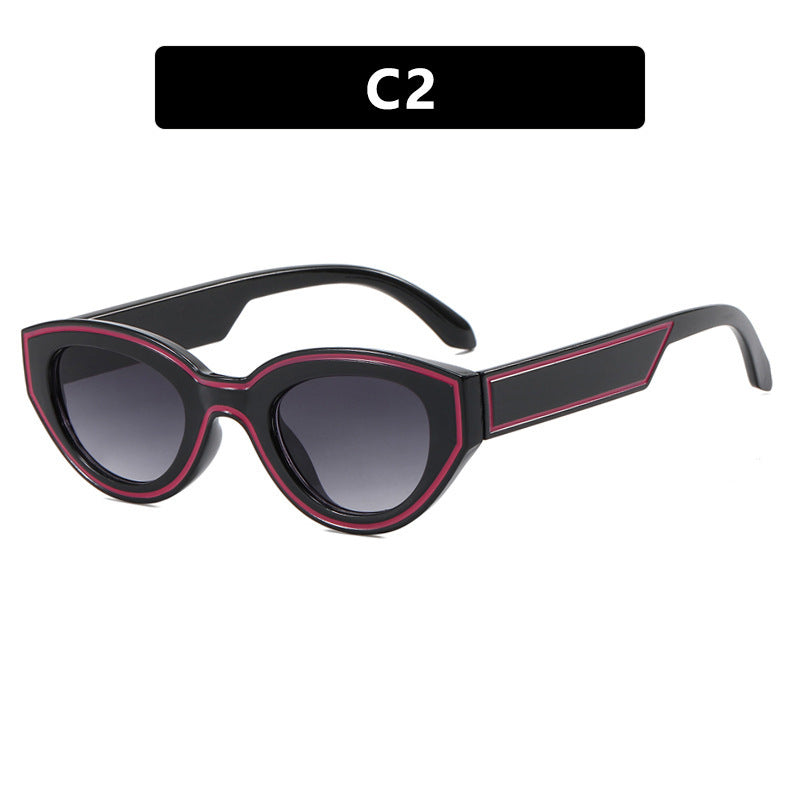 Women Cat-Eye Sunglasses with Innovative Frame Bowlift