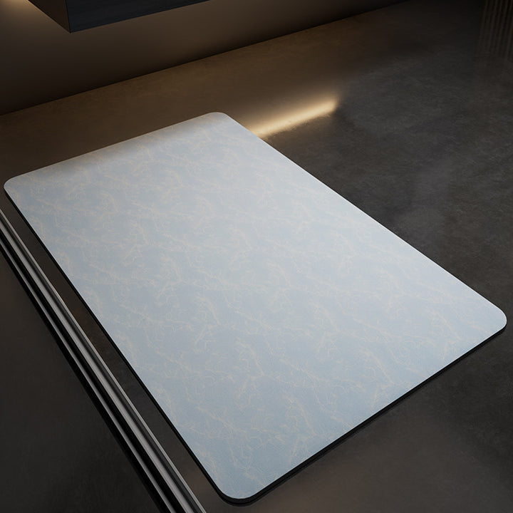 Marble-Patterned Anti-Fatigue Kitchen Mat Bowlift