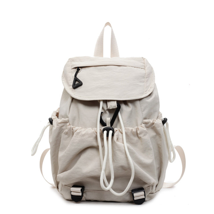 Leisure backpack with elastic drawstring and practical side pockets Bowlift