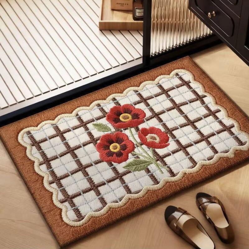 Home Décor Embroidered Mat