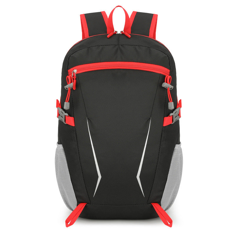 Unisex nan light day backpack with reflective inserts, padded back and side mesh pockets Bowlift