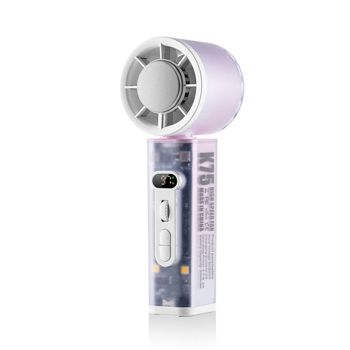 Ladies high-performance cordless hand fan Bowlift