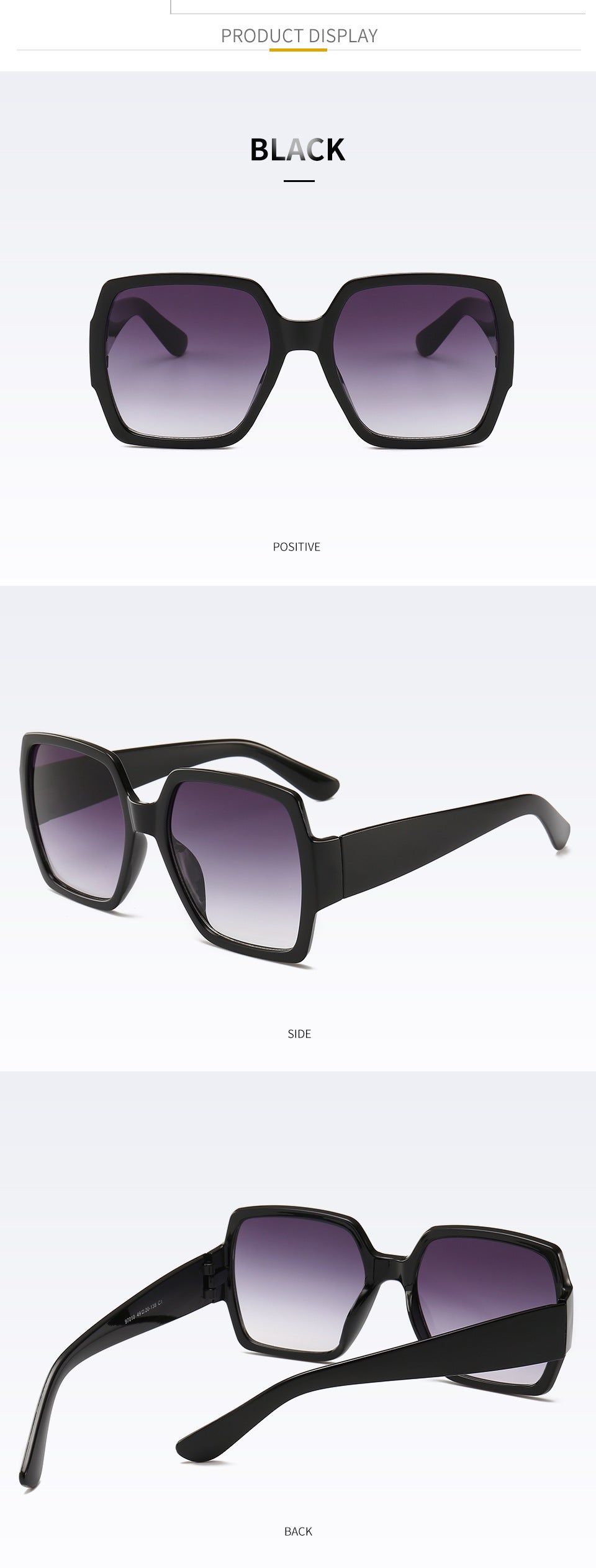 Sparkling Geometric Frame Sunglasses Bowlift