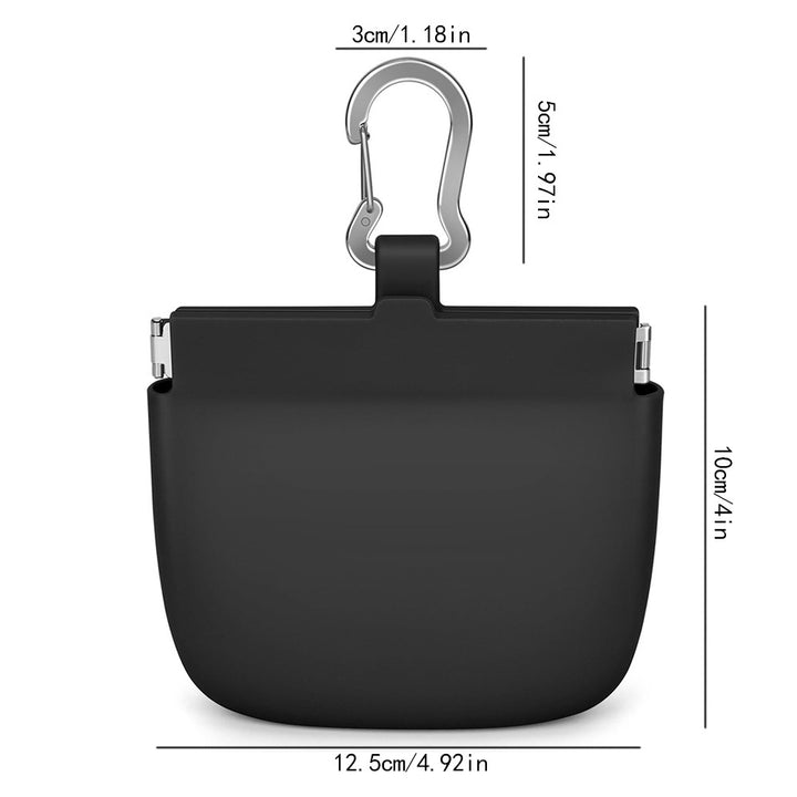 Silicone Clip-On Wireless Earbuds Protective Case with Metal Carabiner Bowlift