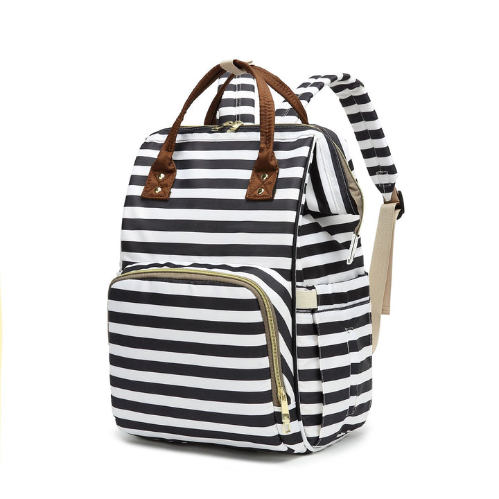Stylish Striped Backpack Bowlift