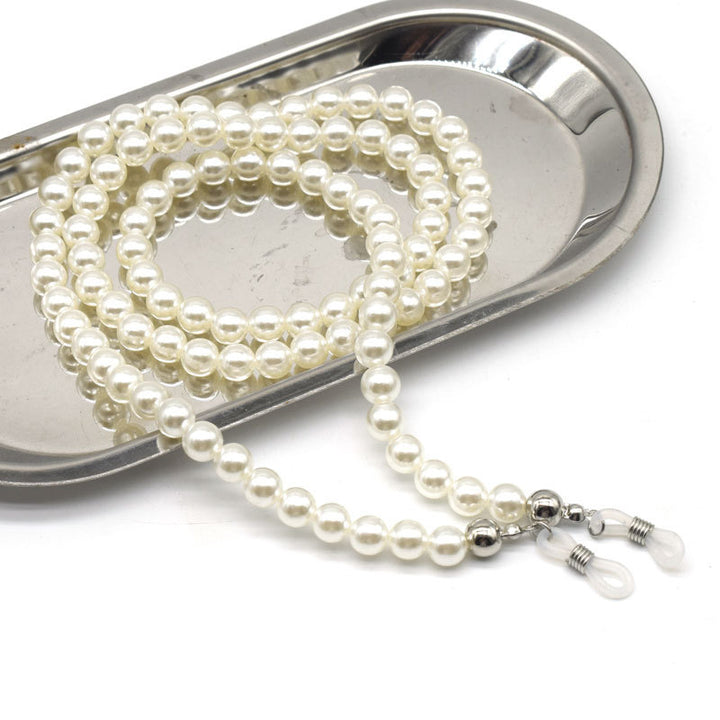 Elegant Pearl Beaded Eyewear Chain Bowlift