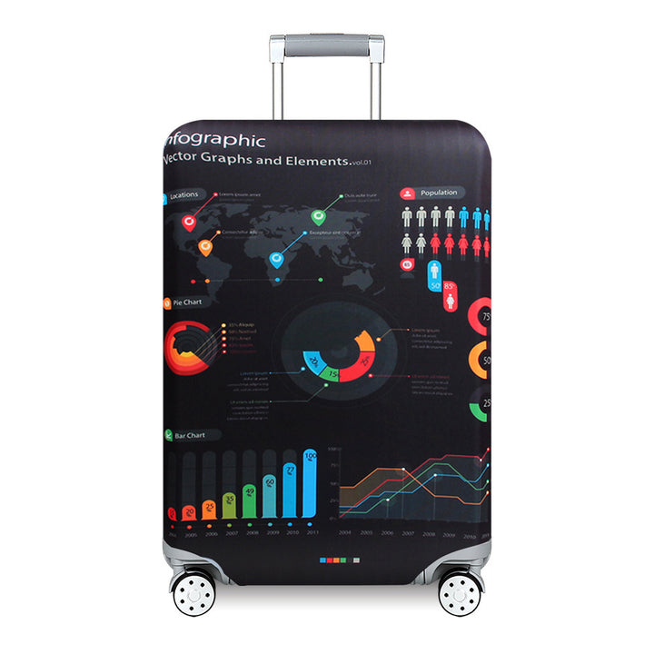 Women's Travel Suitcase with Colorful Floral Design Bowlift