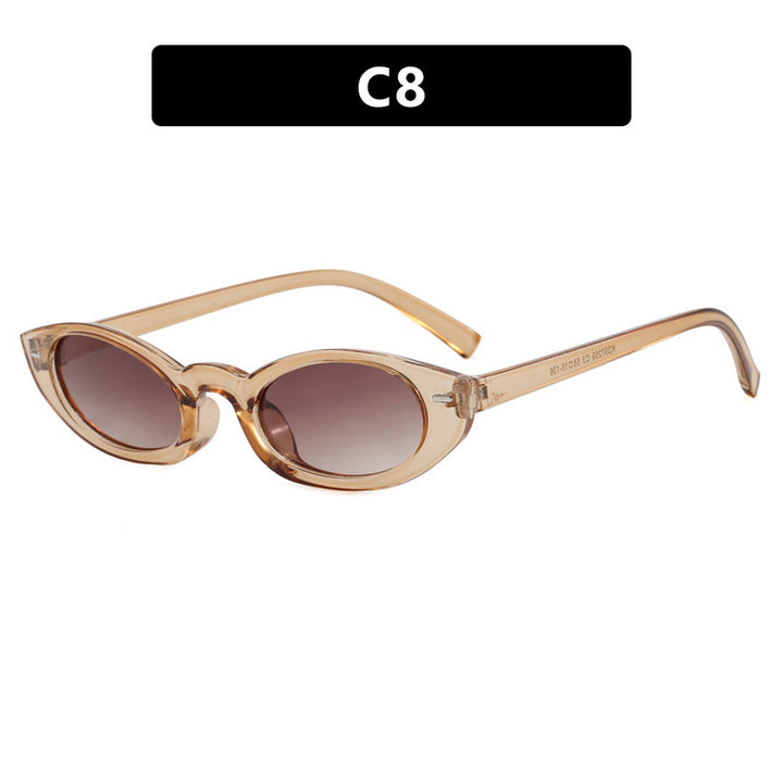 Women's Cat-Eye Sunglasses with Modern Transparent Frame Bowlift