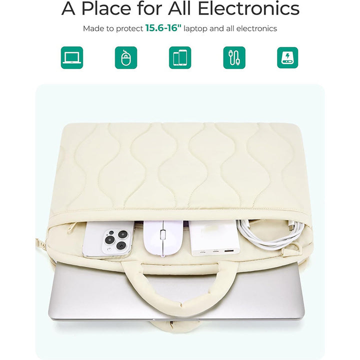 Padded Laptop Bag with Stylish Design Bowlift
