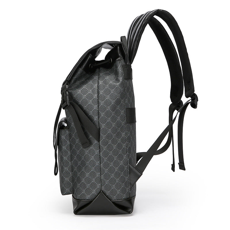 Stylish Water-Resistant Rolltop Backpack Bowlift
