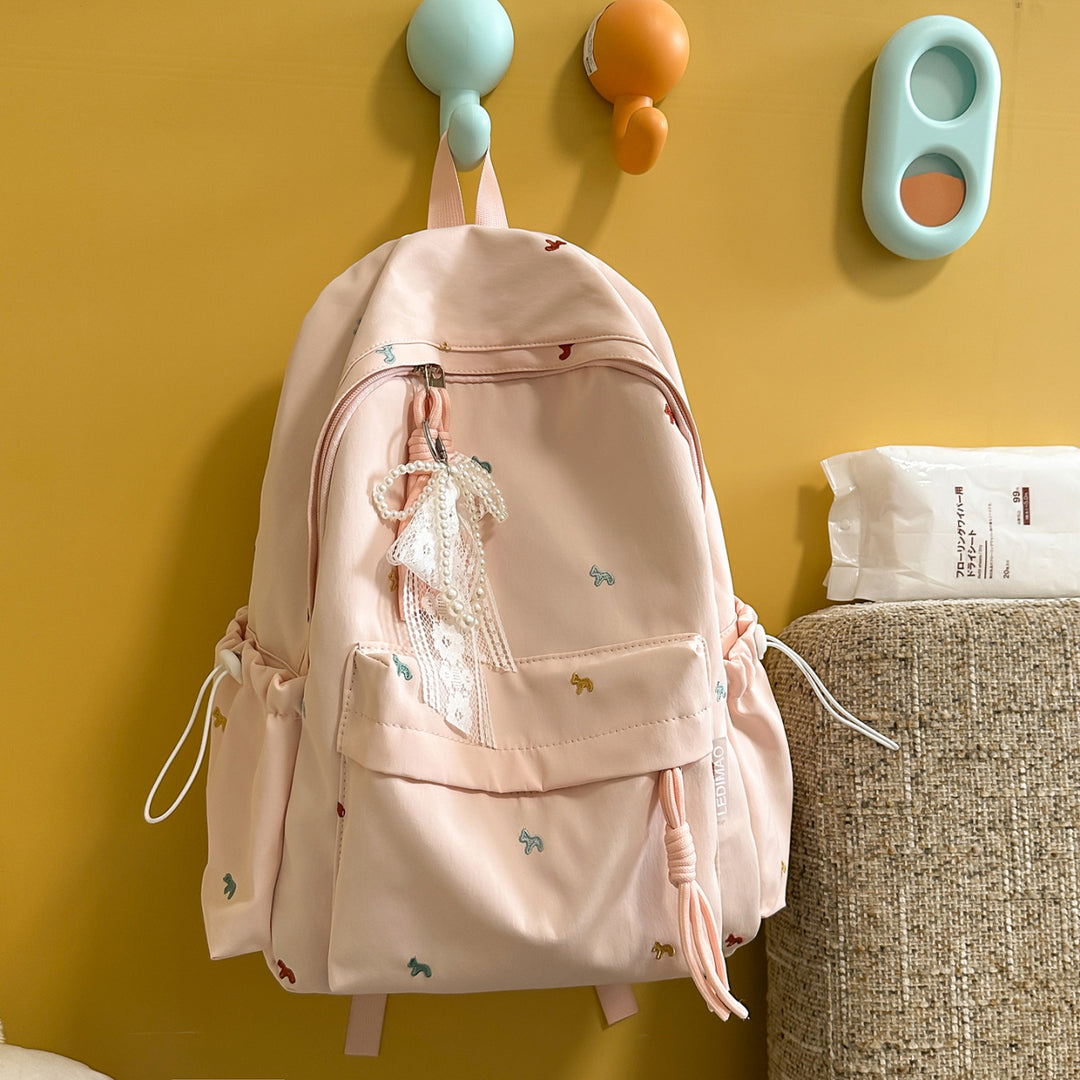 Fashionable Embroidered Backpack