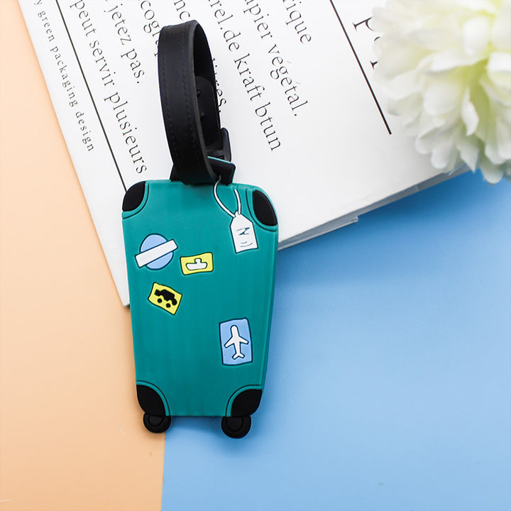Unisex Luggage Tag in Modern Suitcase Design Bowlift