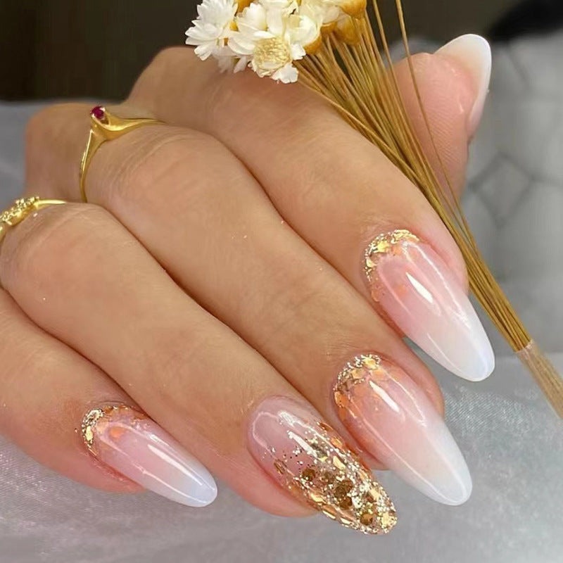 Elegant Glitter Gel Nail Tips Bowlift