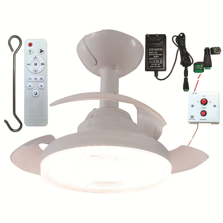 Women's Ceiling Fan with Remote Control Bowlift