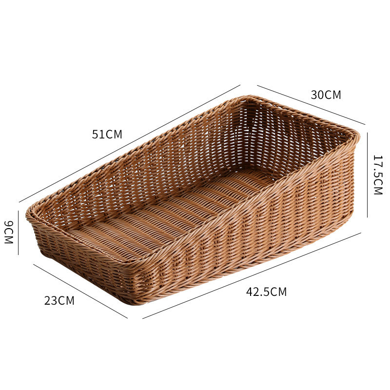 Unisex Portable Storage Box made of Woven Rattan Bowlift