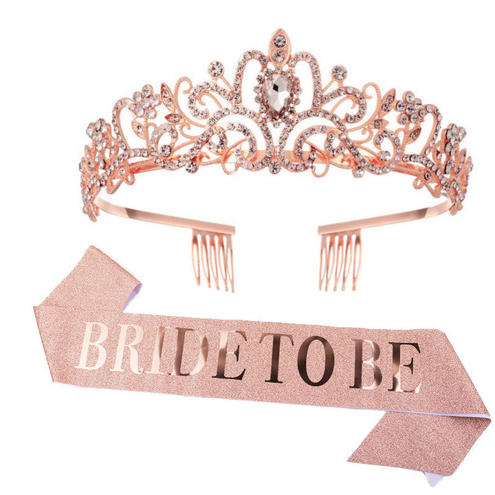 Ladies Crystal Embellished Bridal Tiara Bowlift