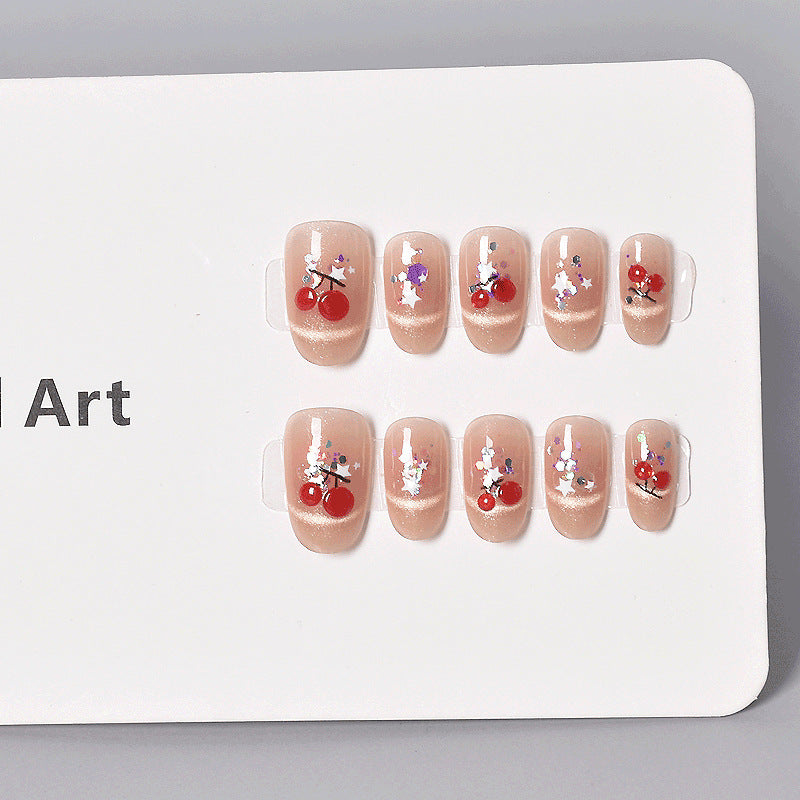 Artistic Press-On Nail Design Bowlift 1787316083