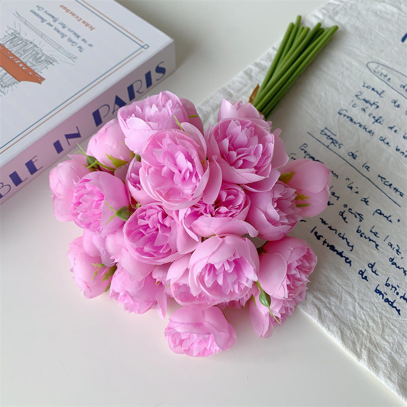 Faux Tulip Floral Bouquet