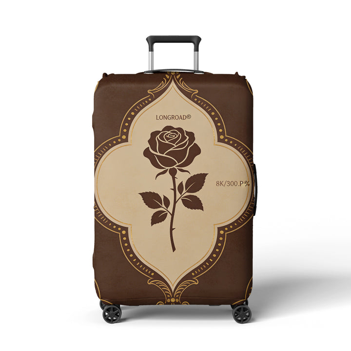 Women’s suitcase cover with floral lavender pattern Bowlift