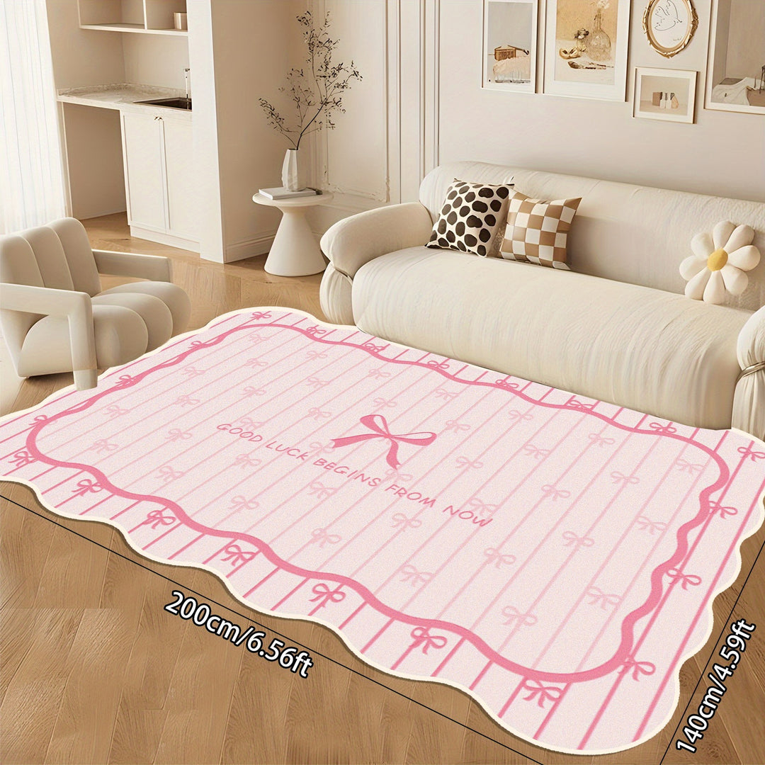 Bow-Shaped Decorative Area Rug
