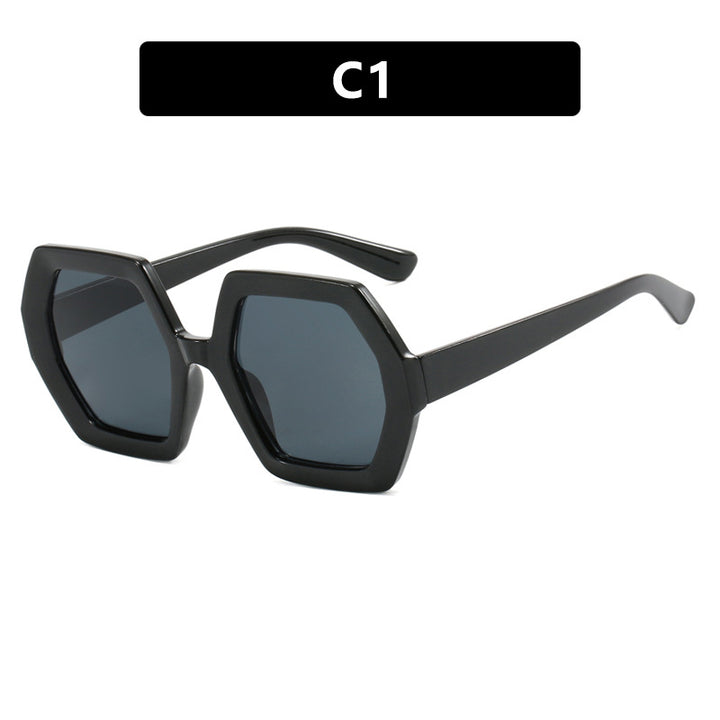 Women innovative hexagonal sunglasses Bowlift
