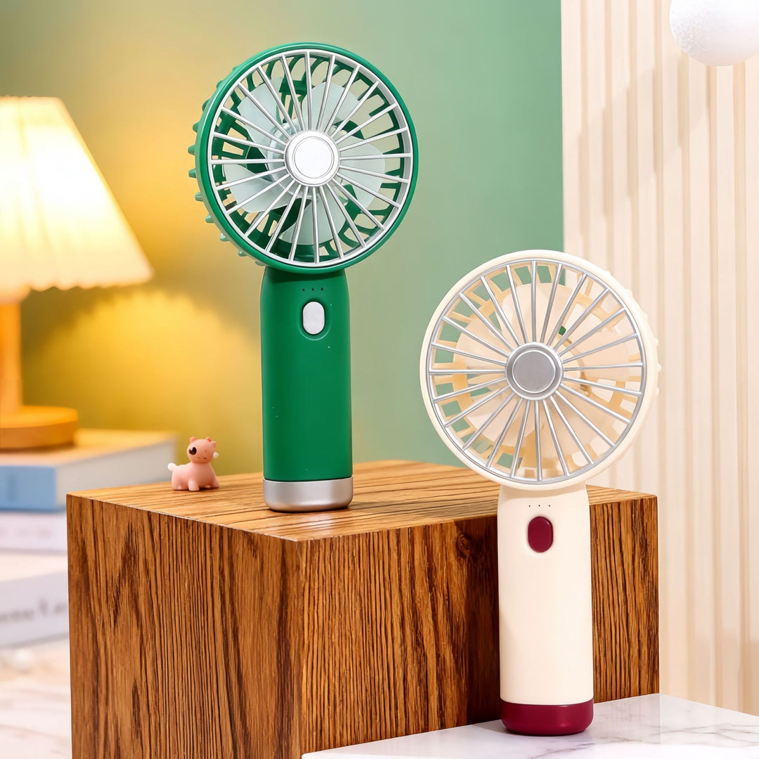 Women Portable USB Hand Fan with Flexible Use Bowlift