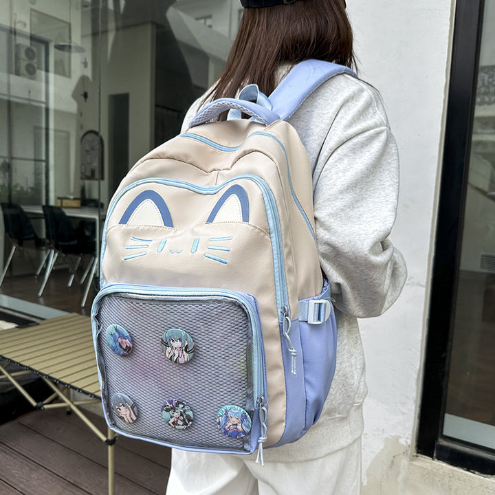 Cat-Ear Design Backpack Bowlift