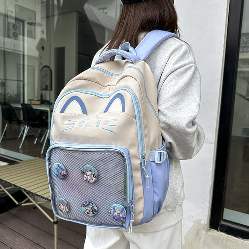 Cat-Ear Design Backpack Bowlift
