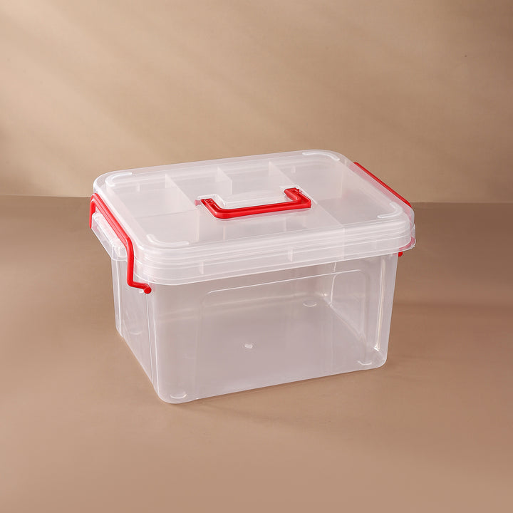 Multi-Compartment Storage Organizer Box Bowlift