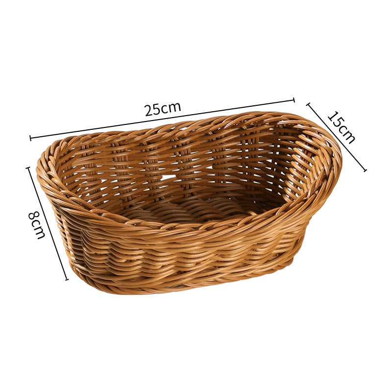 Decorative Woven Fruit Basket Bowlift