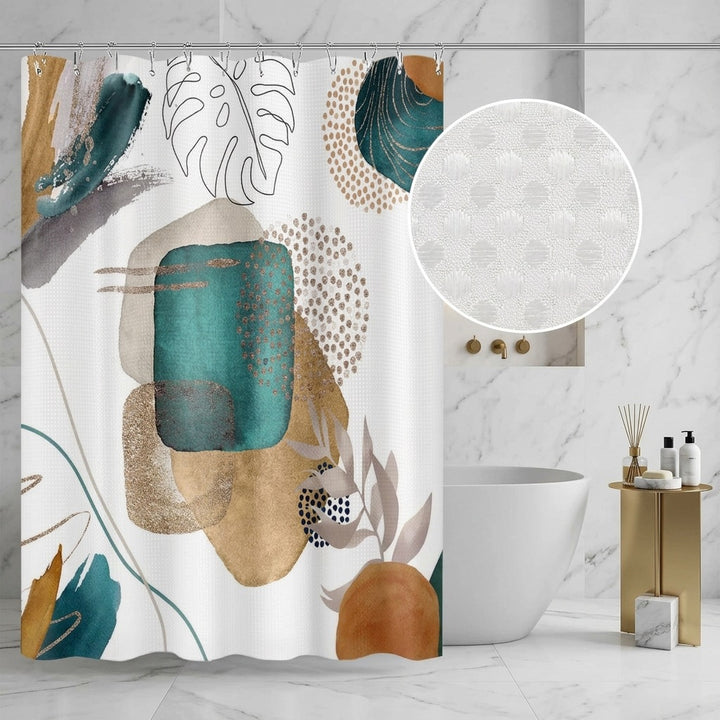 Artistic Shower Curtain Bowlift