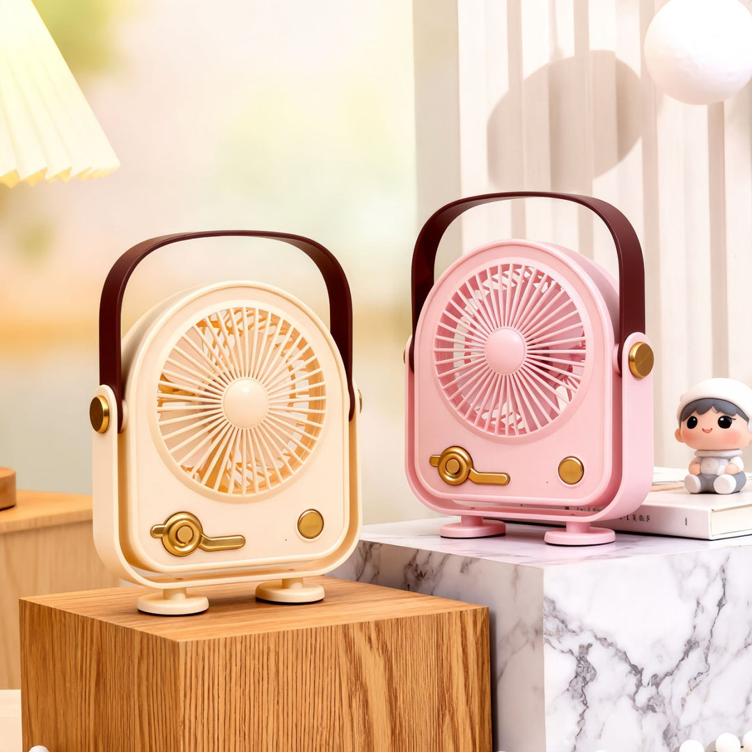 Portable USB Table Fan in Retro Design Bowlift