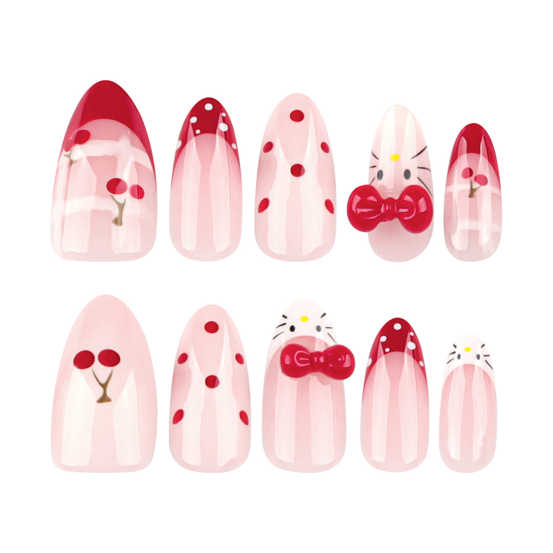 Artistic Nail Art with Playful Design Bowlift