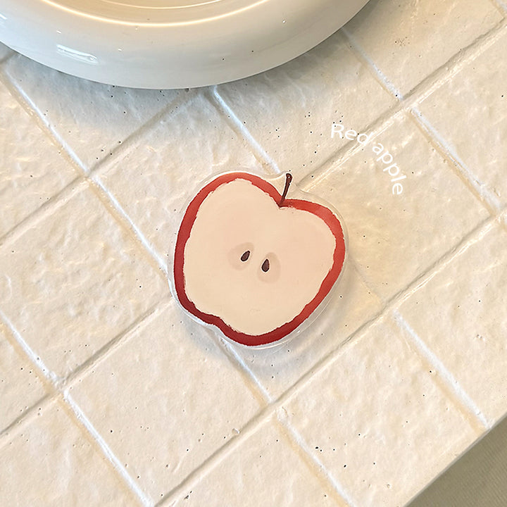 Apple motif coasters Bowlift