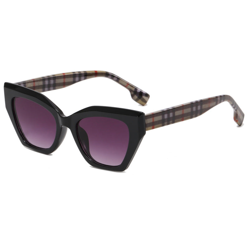 Women’s asymmetrical oversized sunglasses with trendy frame Bowlift