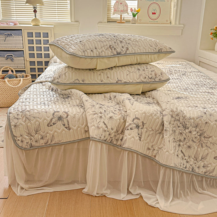 Premium Quilted Mattress Cover Set