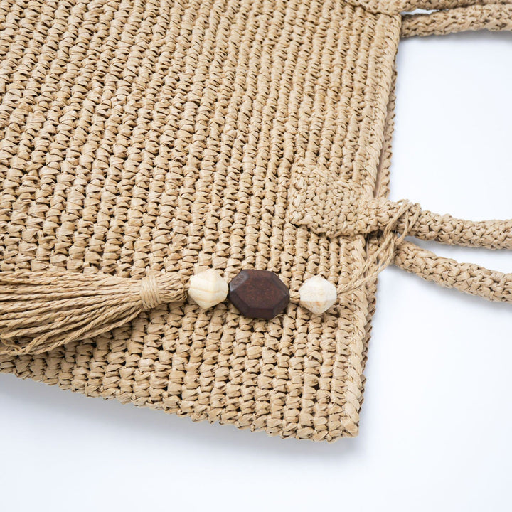 Macramé bag with tassel details Bowlift