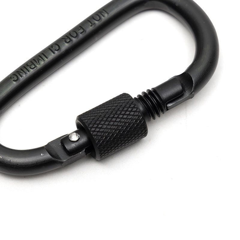 Safety carabiner with screw lock Bowlift