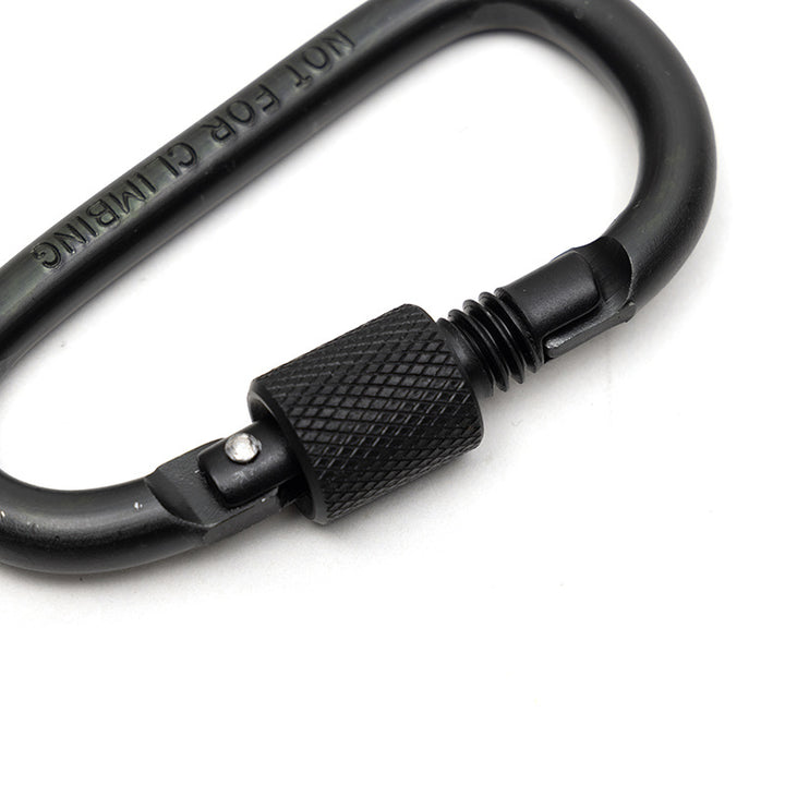 Safety carabiner with screw lock Bowlift