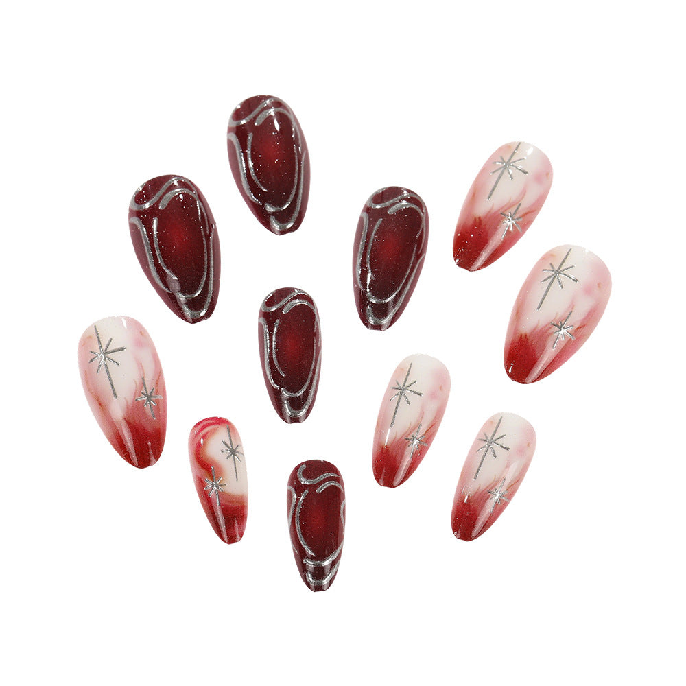 Decorative Artificial Nails Set Bowlift