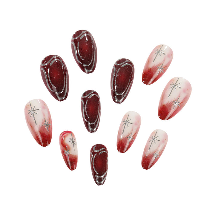 Decorative Artificial Nails Set Bowlift