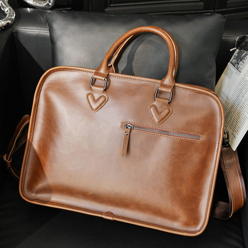 High-Quality Briefcase Made of Durable Artificial Leather Bowlift
