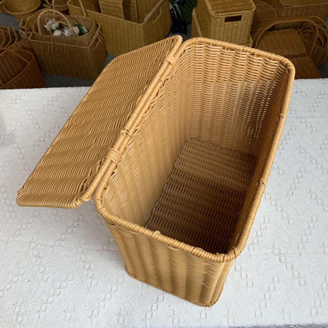 Handcrafted Woven Storage Basket Bowlift