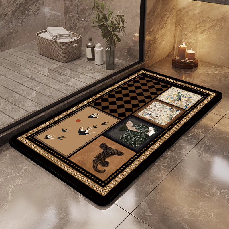 Stylish Decorative Bath Mat Bowlift