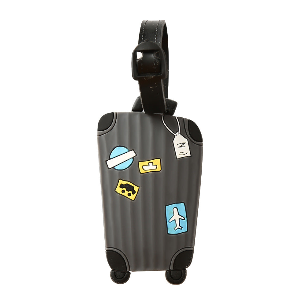 Unisex Luggage Tag in Modern Suitcase Design Bowlift