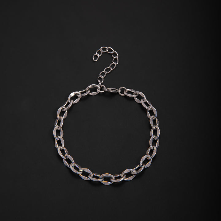 Textured Chain Link Bracelet Bowlift