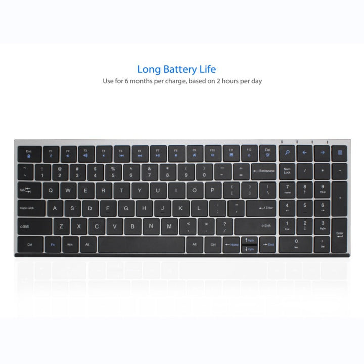 Ultra-lightweight wireless keyboard with long battery life Bowlift