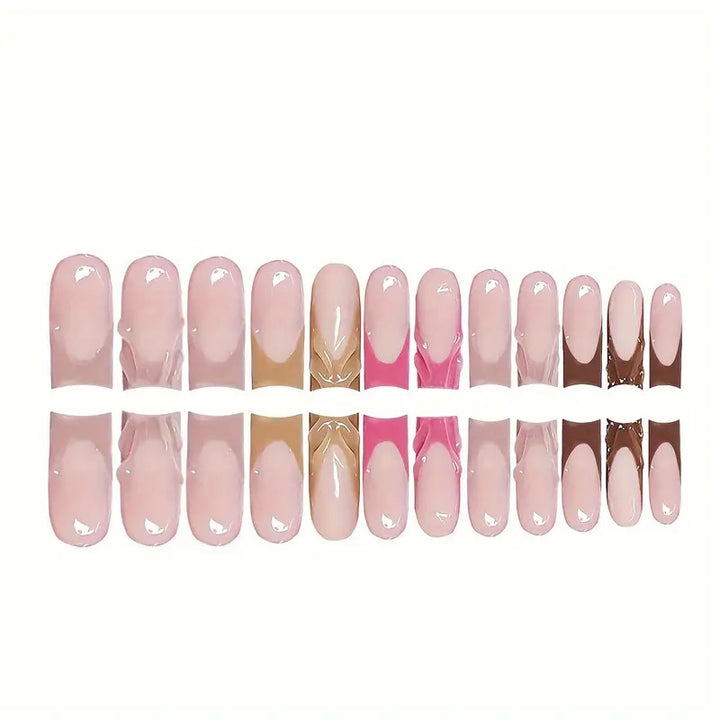 Artistic Ombre Press-On Nail Set Bowlift
