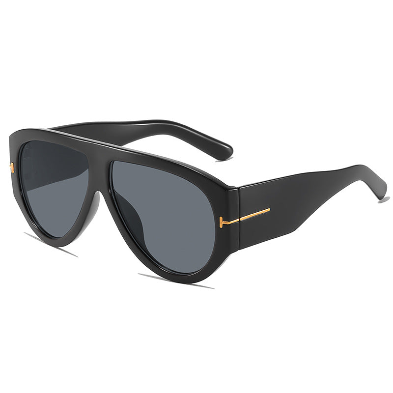 Fashion-Forward Oversized Shield Sunglasses Bowlift